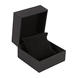 Uhrenbox Single Uhrengehäuse, PU Lederuhr Reisekoffer mit abnehmbarem Kissen, Schmuck Aufbewahrungskoffer Organizer Portable Square Watch Box Armband Halter für Uhren
