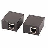 Drahtloser VGA-Sender und -Empfänger, 60 M VGA-RJ45-Extender-Senderempfänger mit VGA-Senderempfänger, 60 M VGA-RJ45-Extender-Senderempfänger Vga-Extender für CAT-5