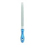 PFERD Halbrunde Holzraspeln, 250mm, halbrunde, spitz zulaufende Feile, Raspelhieb H2 auf zwei Seiten, inkl. Ergonomie-Feilenheft, 11233257 – speziell für universelle Schrupp- und Schlichtarbeiten