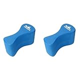 Tynmoel 2X Ziehen Buoy Schwimmtrainings Beinschwimmer für Erwachsene und Jugendliche Schwimmbäder und Oberkörperkraft Eva und Frei,Blau