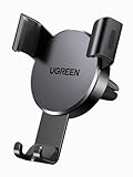 UGREEN Handyhalterung Auto Handy Halterung PKW Lüftung Schwerkraft Handy Autohalterung KFZ Handyhalter fürs Auto kompatibel mit iPhone 17 16 15 14 13 12Pro Max, Galaxy S23 Ultra S22 S21 (Schwarz)