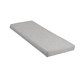 mudilun Kissen für Innen- und Außenbank oder Veranda-Schaukel, Wetter-Terrassenmöbel für Garten- und Terrassenmöbel, Sitzbank, Stühle, Bank/Schaukelkissen, Stuhlpolster (hellgrau, 101,6 x 39,9 x 5 cm)