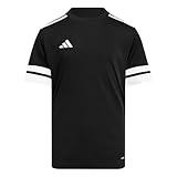 adidas Unisex Kids SQUADRA25 Jersey Short Sleeve Kids, Black/White, 13-14 Years