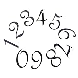 SOESFOUFU Selbstklebende Hausnummern aus Acryl 7cm Zimmer und Türnummern zum Aufkleben Wetterbeständig Sichtbar für Hotel Apartment und Briefkasten