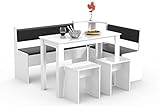 VCM Eckbankgruppe Sitzgruppe Esszimmergruppe Bank Tisch Hocker Esal Maxi