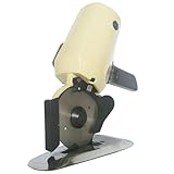 Tragbarer elektrischer Stoffschneider, rotierende Stoffschneidemaschine mit achteckiger runder Klinge, für mehrschichtiges Leder, Teppich und Textilien
