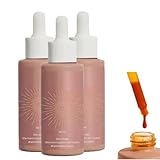 Zeria Sunless Tanning Drops,ZERIA Tropfen zur Natürlichen Steigerung des Melanins,Flüssige Bräunungstropfen,für Gesicht und Körper,Sonnengeküsstes Leuchten ohne Sonnenschäden und Stundenlanges (3PC)