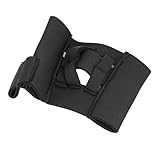 Baseball-Handschuh, Baseball-Trainingsgeräte, Fänger, Handschuh, Polyesterfaser Ballfänger für Softball, Erwachsene und Jugendliche, verbessert die Hand-Auge-Koordination (Black)