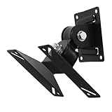 BESPORTBLE Schwenkbare Tv Wandhalterung aus Verstärktem für Fernseher und Monitore Stabile Wandmontage Platzsparend Einfache Installation Ergonomisches Design Schwarz