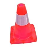 SOLUSTRE Reflektierender Straßenkegel Rohe Zapfen Für Das Fußballtraining Verkehrskegelbecher Kleine Verkehrskegel Mini-verkehrszeichen- Rollende Warnkegel Eistüte PVC