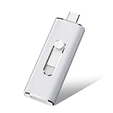 RAOYI USB C Stick 64GB Dual USB Stick USB 3.0 OTG Type C Flash Laufwerk,USB Stick 64GB Metal USB Type C Speicherstick für Windows, Mac OS, Smartphone, iphone15, Android (Silber)