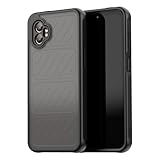 Effcotuo Hülle für Samsung Galaxy XCover 7 Pro Case Flexibles Silikon + Mattiertes Acryl-Schutzhülle Vollständiger Durchscheinende Matt SchutzHülle Cover für Samsung Galaxy XCover7 Pro