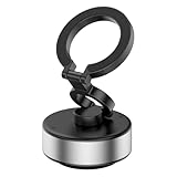 Booso Intelligente Autohalterung, Magnetischer Handyhalter, Universelle Adsorptionshalterung, Vakuumadsorption, Halterung, Silber