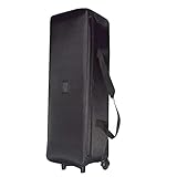 lesolar Studio Koffer mit Riemen, gepolstertem Fach und Rädern, wasserdichter Fotostudio Zubehör Trolley-Tragetasche für Lichtstativ, Stativ, Blitz, Kameras und anderes fotografisches Zubehör