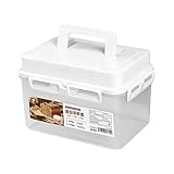 Generisch Brot Aufbewahrungsbox - Durchsichtige Luftdichte Brotlaib Aufbewahrung,Brottopf Mit Deckel Und Griff,Geeignet Für Kühlschrank Gefrierschrank Küchenarbeitsplatte Backschrank
