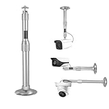 ZT-NET Ring Halterung Kamera Wandhalterung Ausziehbar 30-60cm Kamerahalterung Überwachungskamera Halterung Outdoor Halterungen, Universal 1/4 Gewinde - für Mini Beamer, Digitalkamera, Kameras