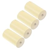 STOBOK 4 Rollen Thermopapier Wärmeübertragung Quittungspapier Aufkleber Thermoetikett bis kassenrolle Empfangsbelegpapier druckerpapier -Geldpapier Papier für Thermodrucker