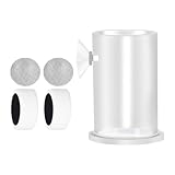 Kampffisch Futterautomat,Transparente Fütterungsschale | Fischfutter Schüssel Mit Saugnapf Für Aquarium