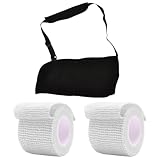 1 Stück Armschlinge, 2 Rollen Handbandagen, Armstützschlinge, Ellenbogenschlinge, Armschlinge Für Ellenbogenverletzungen, Armschlinge Für Gebrochenes Handgelenk, Verstellbare Armschlinge