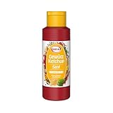 HELA Gewürz Ketchup Senf – feine Mischung aus würzigem Ketchup & aromatischem Senf, 30 % weniger Zucker, ideal zu Pommes & Würstchen, 300 ml Flasche