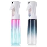 Bukuhlio 2 PCS Sprühflaschen Kontinuierliche Ultra Fine Mist Leeres Wasserflaschens Friseur Spray Flaschen Salon Friseur Haar Werkzeug Wasser Sprüher 300ML