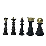 5 Nordische Schachfiguren Skulptur Ornament Figur Wohnkultur