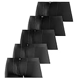 H.I.S Herren Boxershorts, Ausführung Hipster, 5er Pack (DE/NL/SE/PL, Alphanumerisch, S, Regular, Regular, Schwarz)