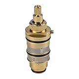 Thermostatpatrone aus Messing für Dusche Thermostat-Kartuschenventil mit hoher Stabilität, Messing, integrierte thermische Komponenten for Duschstange und Thermostatmischer