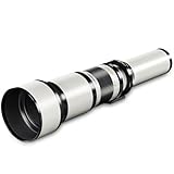 Walimex pro 650-1300mm 1:8-16 CSC Teleobjektiv für DSLR Canon EF - Manueller Fokus, Zoom-Teleobjektiv für Vollformat & APS-C Sensor, Ganzmetallfassung, inkl. Aufbewahrungstasche & Objektivdeckeln