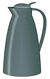 alfi Isolierkanne Eco, Kunststoff blau 1l, mit alfiDur Glaseinsatz, 0825.293.100, Thermoskanne hält 12 Stunden heiß, ideal als Kaffeekanne oder Teekanne, Kanne für 8 Tassen