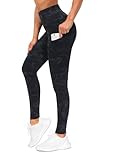 THE GYM PEOPLE Dicke Sport Leggings Damen High Waist Bauchweg Yoga Hose mit Taschen Lange Sporthose Fitnesshose Blickdicht Laufen Leggings