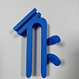 Eimer-Schlauchhalter für Garteneimer für Rand, kompakt, 15,2 x 5,7 x 11,9 cm, Wasserschlauch-Clip-Halterung, leicht, 52,2 g, passend für Standard-Eimer und Fish TA, Blau