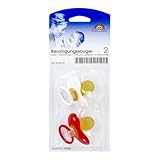 SAUGER Kirsche Latex Gr.2 6-18 Mon.weiß/rot 2 St