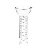 BigDean Regenmesser/Niederschlagsmesser - Für 1-35 mm Messungen - Einfach abzulesen - Qualität aus Glas - Perfekt für das Messen von Niederschlagsmenge