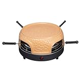 Gastronoma Pizzaofen – Pizzaofen mit Terrakottakuppel für 4 Personen – Pizzadom - 800 Watt - Zubereitung in 5-7 Minuten - mit Zubehör - Flachkuppel