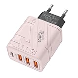 USB-Handy-Ladegerät Typ C, Handy-Ladegerät | Typ-C-Schnellladung 40 W,3USB+1Pd Multi-Port USB Ladegerät Schnellladegerät, Telefonladegerät Wandadapter Für Zuhause, Mobiltelefone
