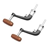 KOMBIUDA 2St angel Rolle angeln Rolle Angelrute angelzubehor angeln zubehör angel zubehör fishing tackle giessstange Angelrad Angelrolle Kurbel Metall drehendes Rad handhaben