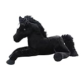 Sweety Toys 5185 XXL Plüsch Pferd Fohlen schwarz