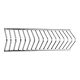 OSALADI Tragbarer Edelstahl Grillrost mit Klappständer für Picknick Camping und Feuerstellen im Freien