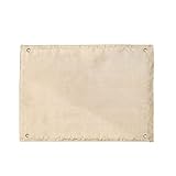 WUISOLQP Camping feuerfestes Tuch im Freien schützende Auflage Decke hemmende Matte, 100x80cm