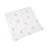 GREENADSCAPE Musselin Puckdecke Aus Ultraweicher Baumwolle Atmungsaktive Puckdecke Für Neugeborene Ideal Für Swaddling 100% Baumwolle Sanften Farben Erhältlich