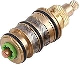 Messing Bad Dusche Thermostat Patroneund Griff für Mischventil Mischer Brausestange Mischbatterie Brausemischventil Patrone