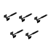 Alipis 5St Fleischlöser küchenutensilien Fleischklopfer Dualer Fleischhammer Fleischzartmacherhammer Fleischhacker Werkzeug zum Zartmachen von Fleischheftern Aluminiumlegierung Black
