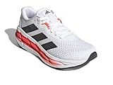 adidas Adistar 3 Herren-Laufschuh, Weiß/Schwarz/Solarrot, 9.5