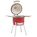 Kamado-Grill und Smoker, Xichuzi Kohlegrill, BBQ Grill, Griller, Smoker Grill, Grillwagen, Holzgrill, Grills & Smoker, Barbecue, Keramik 81 cm