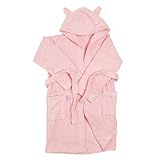 Ti TIN Unisex Kinder 512088 Bademantel, Rosa, 8 Jahre