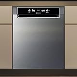 Bauknecht BK4UB14BN7A0X Unterbau-Geschirrspüler/ 60 cm/ActiveDry–automatisches Türöffnungssystem/Startzeitvorwahl/MultiZone–separates Ober- oder Unterkorbspülen/Besteckschublade–flexibel beladbar