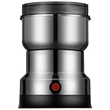 Qyrugcxs Elektrische KaffeemüHle für Zuhause NüSse Bohnen GewüRze Mixer GetreidemüHle Maschine KüChe Multifunktionaler Kaffee EU Stecker