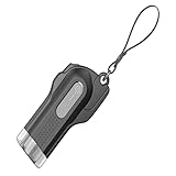 Ujjdwiurgh Verbessertes Sicherheitshammer-Messer für Autoschlüsselanhänger, Lebensrettender Sicherheitsgurtschneider, Zerbricht Seitenfensterglas A