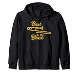 Bad To The Trombone Lustiges Blasinstrument Shorty Kapuzenjacke